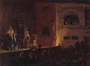 The Theatre du Gymnase Adolph von Menzel